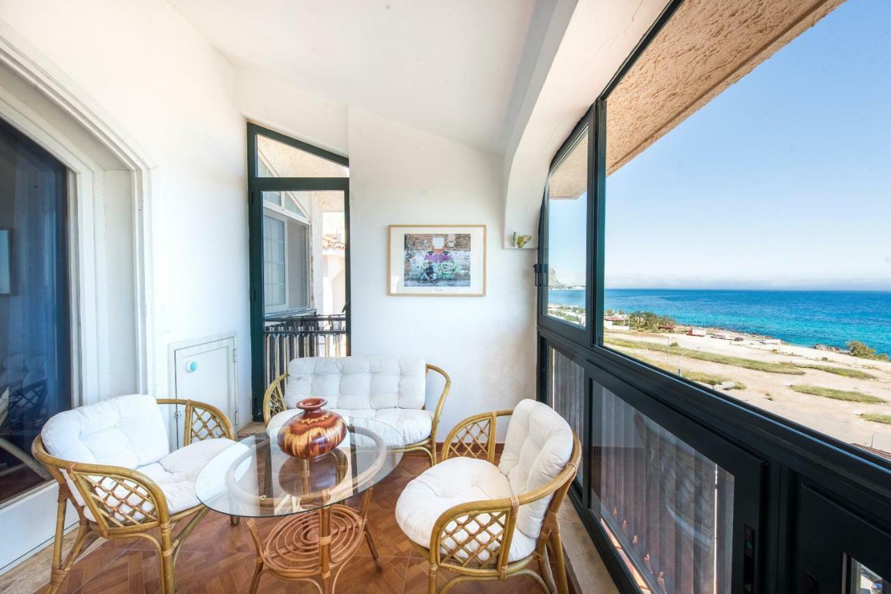 Casa Con Terrazza Sul Mare All'Addaura Palermo Exterior foto